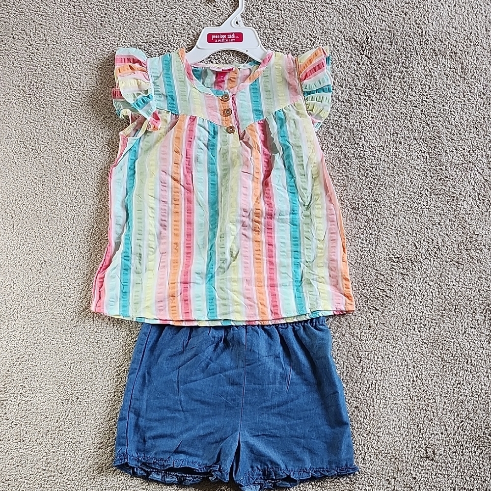 Penelope Mack Pastel Striped Top